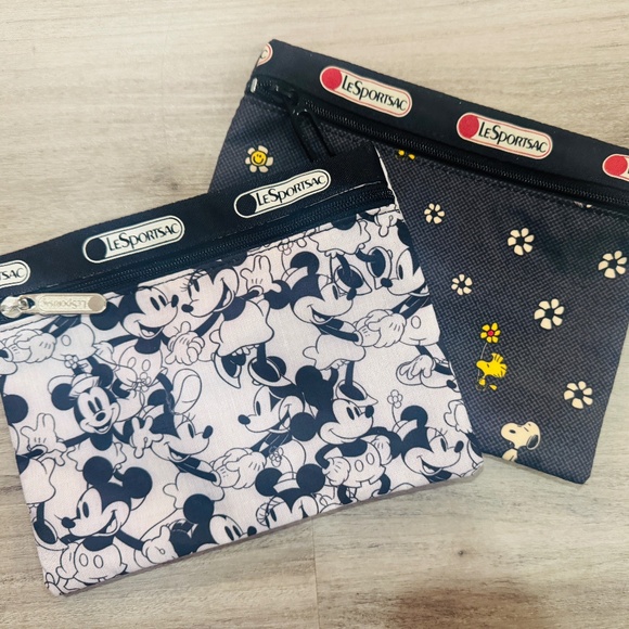 Lesportsac Handbags - Lesportsac - Set of 2 pouches, barely used, good condition!